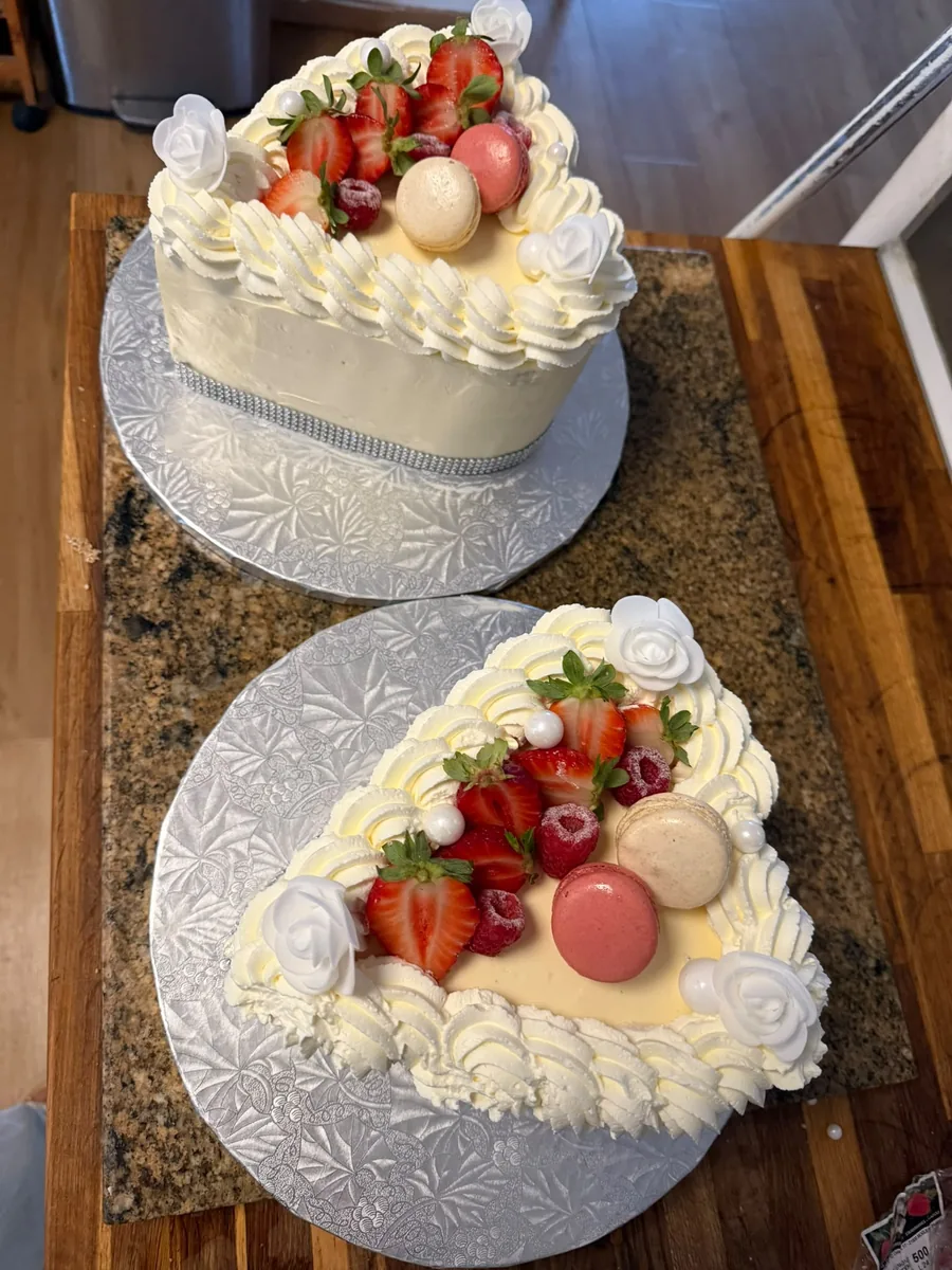 Gateaux coeur saint valentin